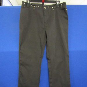 HARLEY-DAVIDSON Black Stud Embellished Pants Sz 6